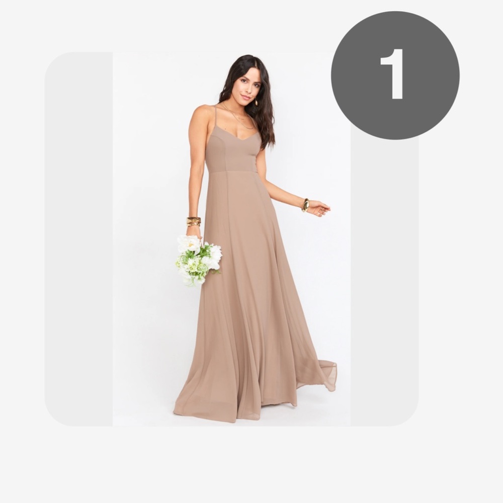 Show me your MuMu - Godshaw Goddess Gown ~ Dune Chiffon NEVER WORN/BRAND NEW